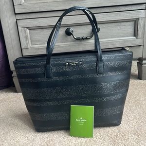 Gently used Kate Spade Tote with sparkle